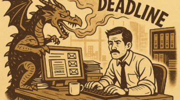 Bajka o Zlatnoj kancelariji i Zmaju koji je disao rokove