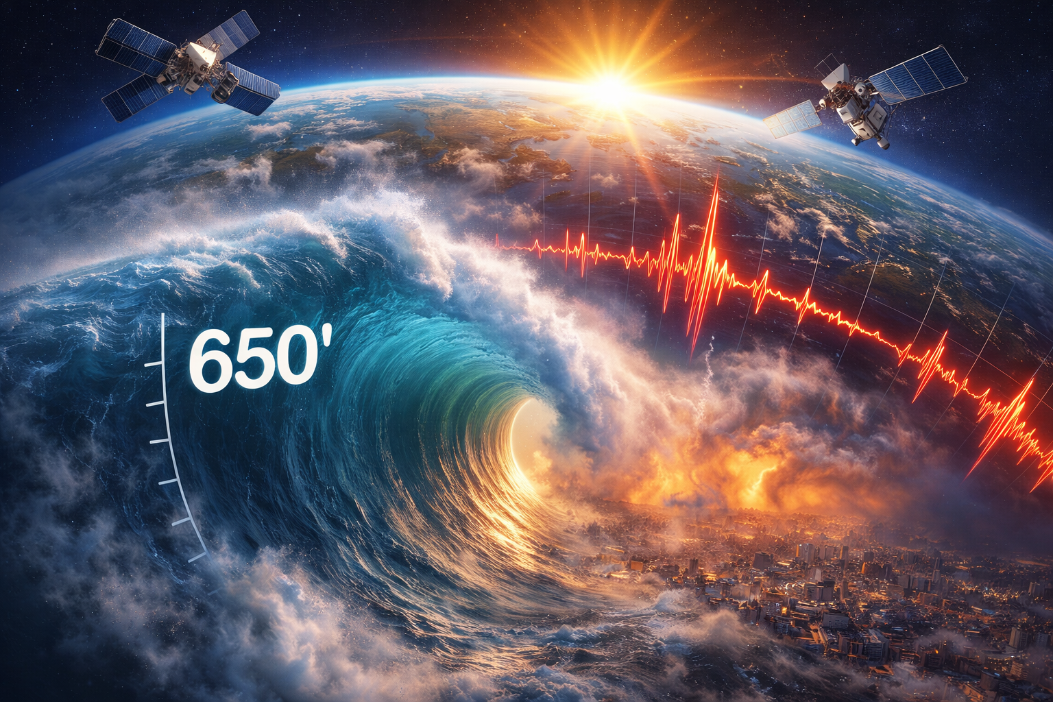 Sateliti zabilježili cunami velik gotovo 200 metara