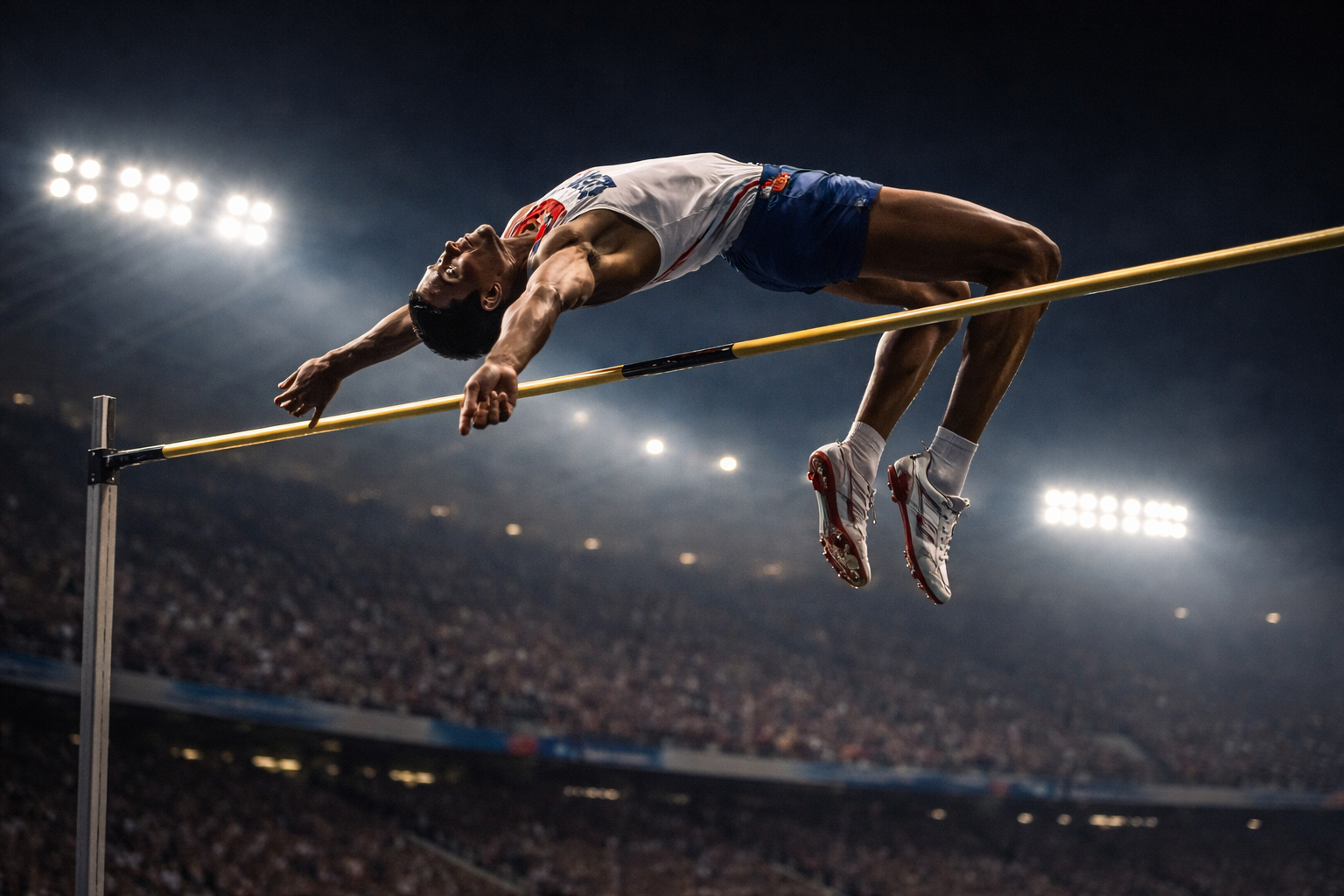 Čovjek koji je preskočio fudbalski gol