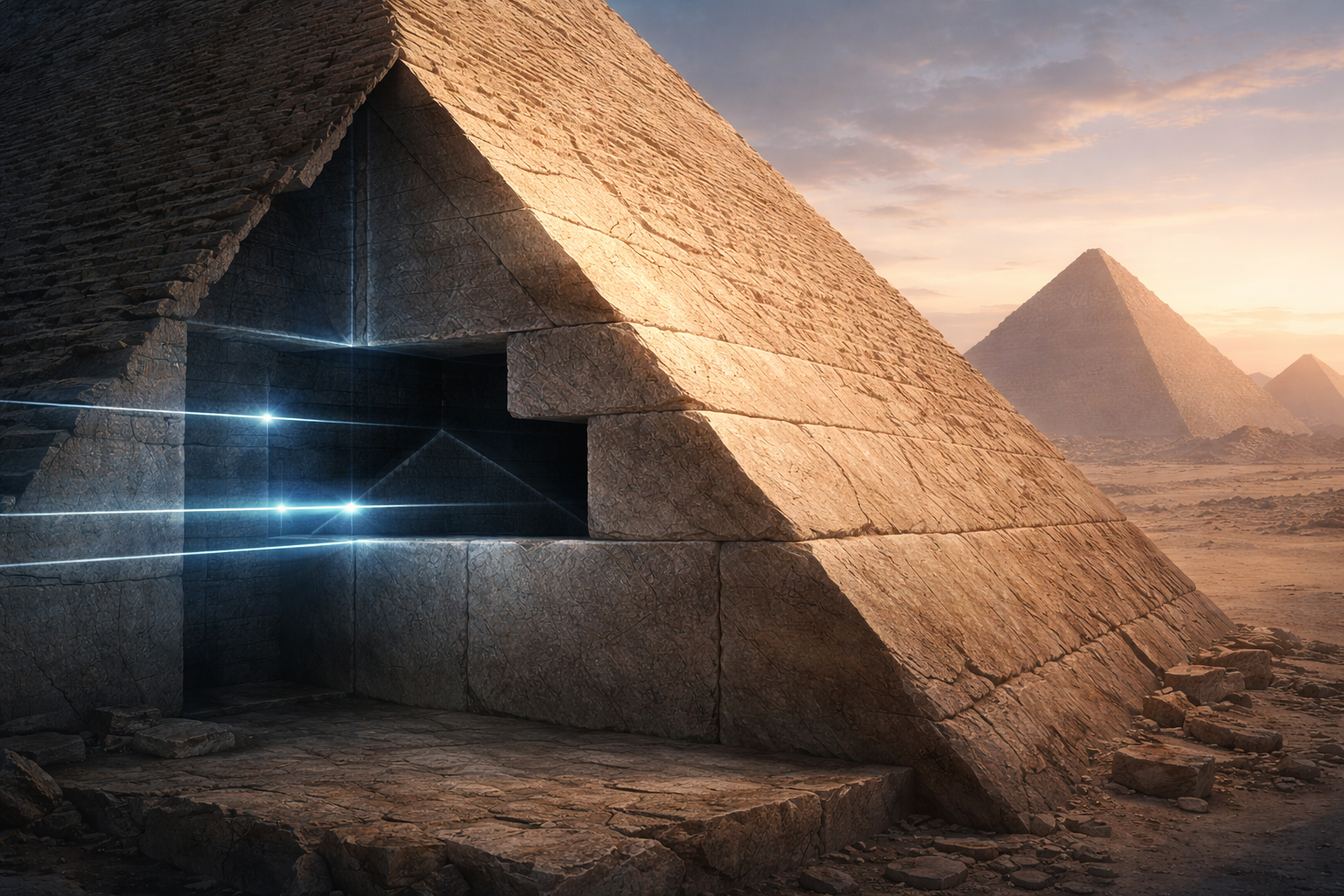 Pronašli su tajni ulaz u piramide u Gizi, a onda naišli na nešto misteriozno. Blago rečeno