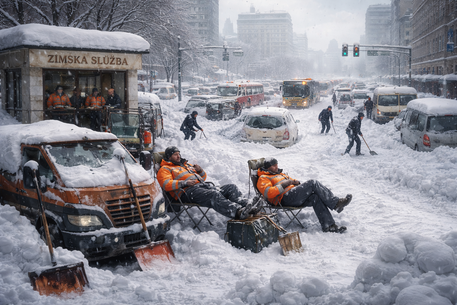 Breaking: Snijeg se sam uklanja, nadležni poručili – “Građani previše očekuju od zime”