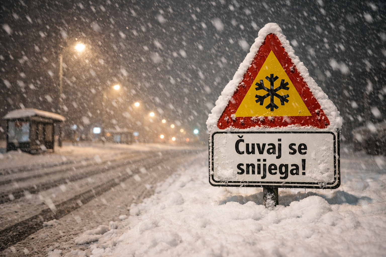 Svi putevi vode u hitnu: Narandžasto upozorenje za vrijeme, crno za državu. Zima pala s neba, sistem s nogu