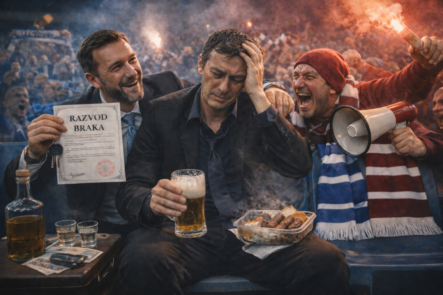 Derbi ili razvod? Na sudu bar dobiješ pola imovine, na stadionu samo čir na želucu